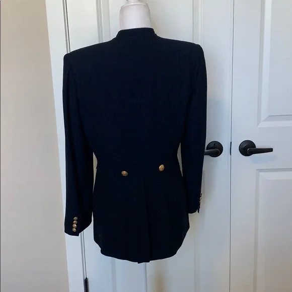 Lauren Ralph Lauren navy blue pea coat. - Picture 6 of 8
